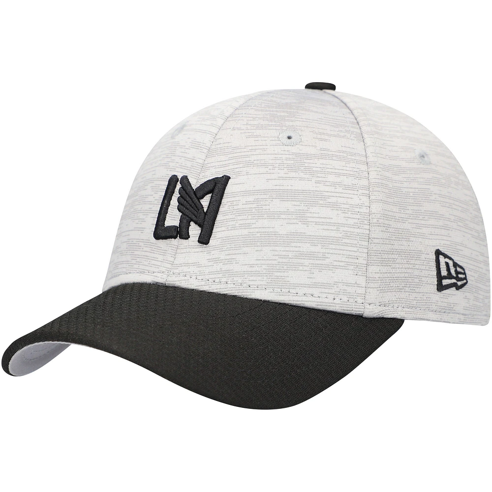 Youth New Era Gray/Black LAFC Active 9FORTY Adjustable Hat