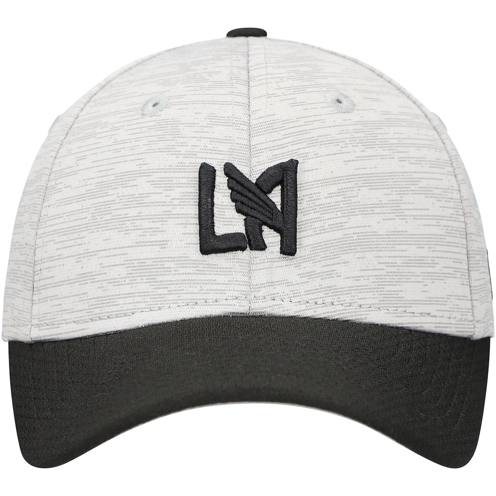 Casquette réglable LAFC Active 9FORTY New Era pour jeune, gris/noir