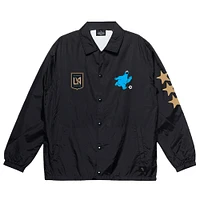 Youth Peace Collective x Sesame Street Black LAFC Full-Snap Coaches Jacket