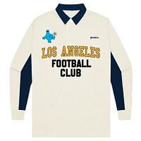 Youth Peace Collective x Sesame Street Cream LAFC Rugby Long Sleeve Polo