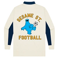 Youth Peace Collective x Sesame Street Cream LAFC Rugby Long Sleeve Polo
