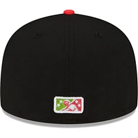 Casquette ajustée 59FIFTY pour homme Lake County Captains Copa De La Diversion New Era noire/rouge