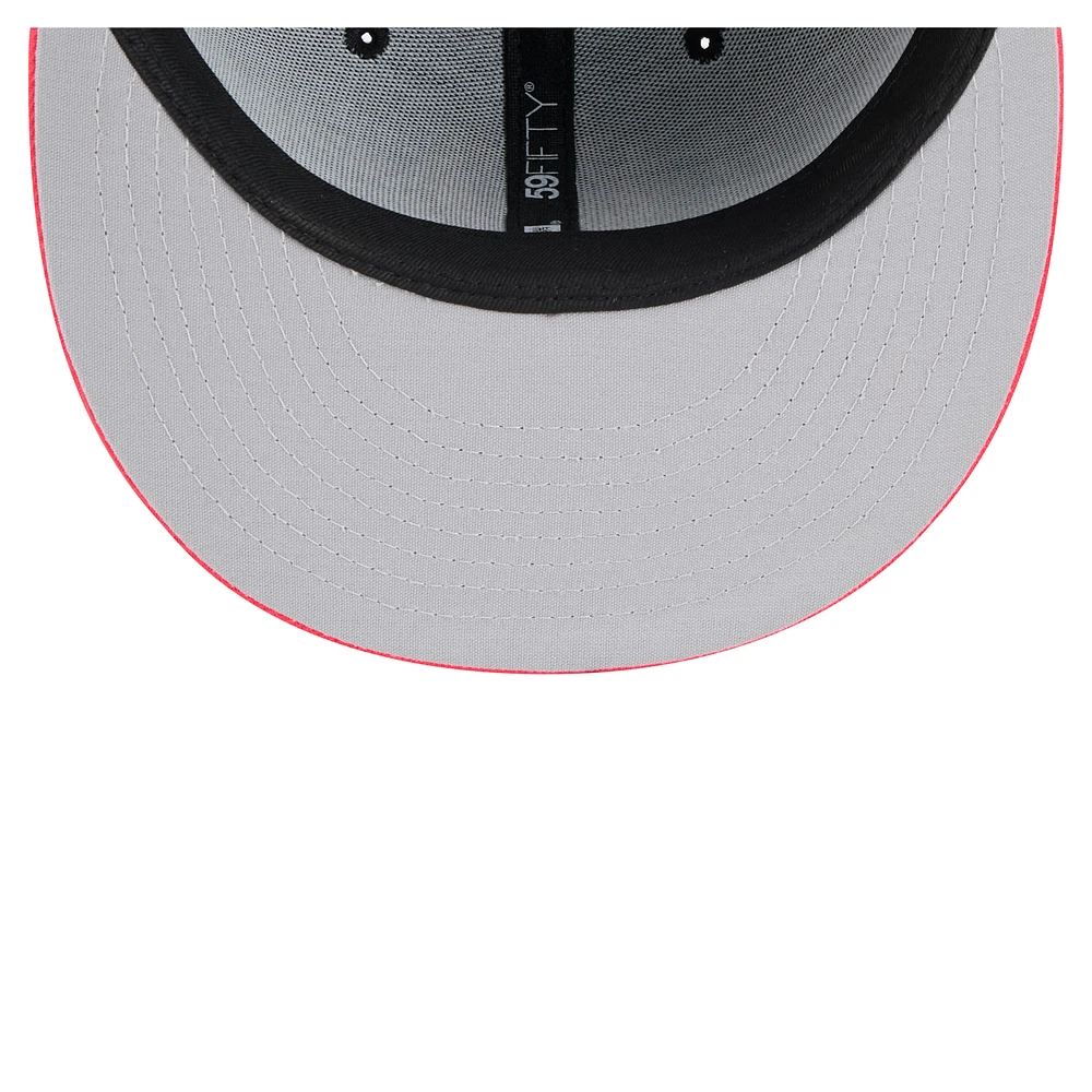 Men's New Era Black Lake County Captains Copa de la Diversión 59FIFTY Fitted Hat