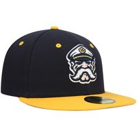 Men's New Era Navy Lake County Captains Authentic Collection Team Alternate 59FIFTY Fitted Hat