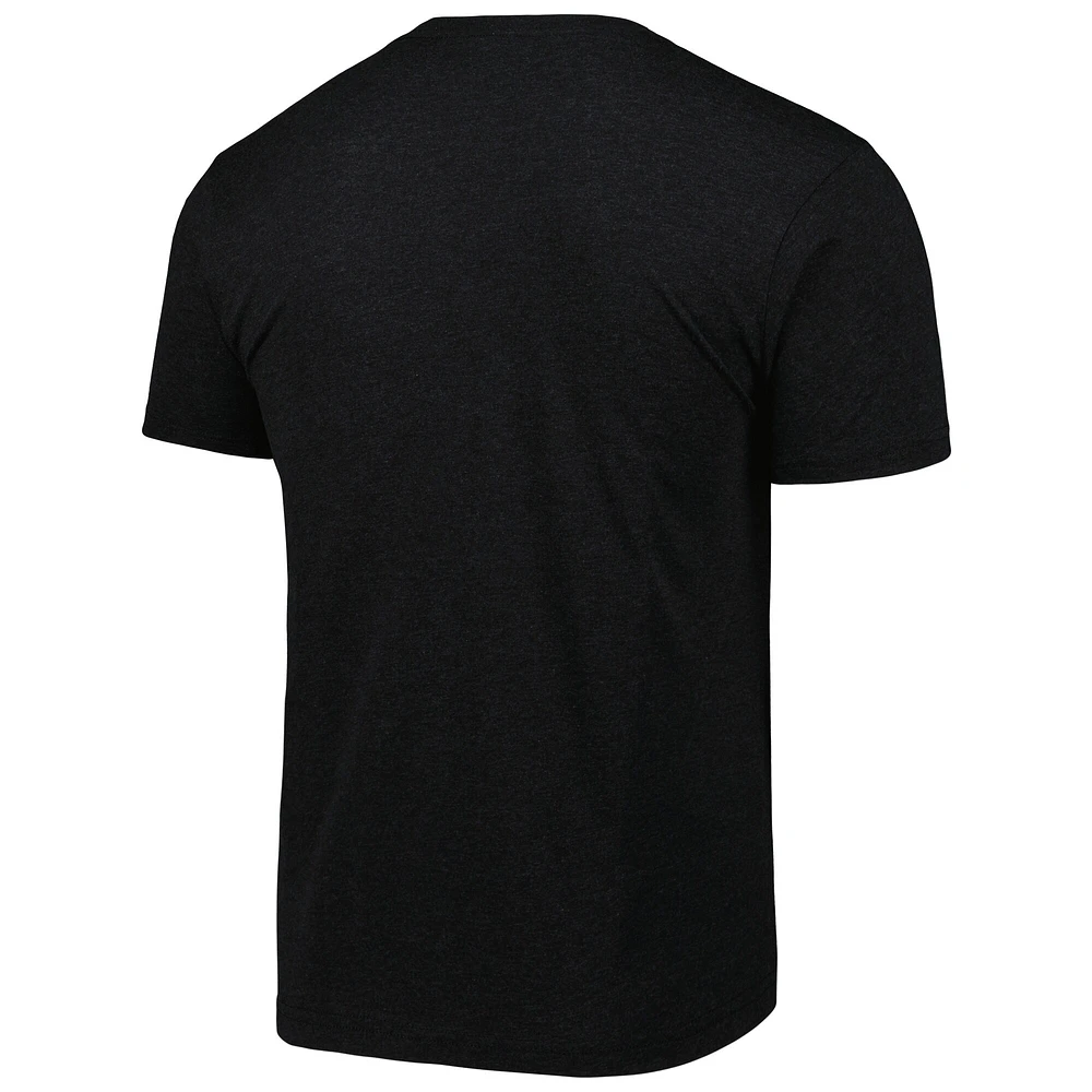 Men's Black Cadejos de Lake Elsinore Copa la Diversion Sugar Skull Tri-Blend T-Shirt