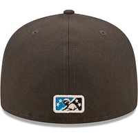 Men's New Era Black/ Cadejos De Lake Elsinore Copa La Diversion 59FIFTY Fitted Hat