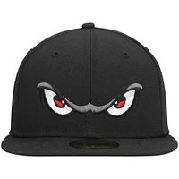 Men's New Era Black Lake Elsinore Storm Authentic Collection Road 59FIFTY Fitted Hat