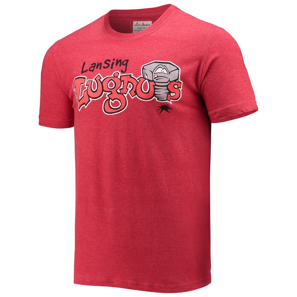 Men's American Needle Red Lansing Lugnuts T-Shirt