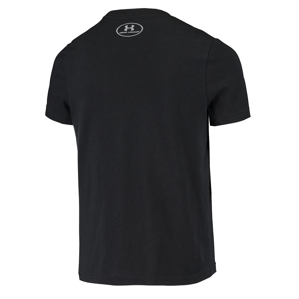 Youth Under Armour Black Lansing Lugnuts Team Logo T-Shirt