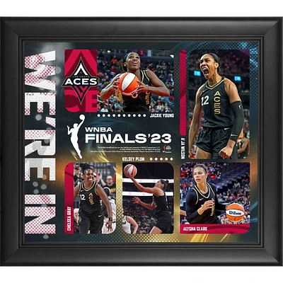  Las Vegas Aces 2023 WNBA Finals Framed 15" x 17" 2023 We're In Collage