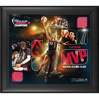 A'ja Wilson Las Vegas Aces 2023 WNBA Finals Champions MVP 15'' x 17'' Collage