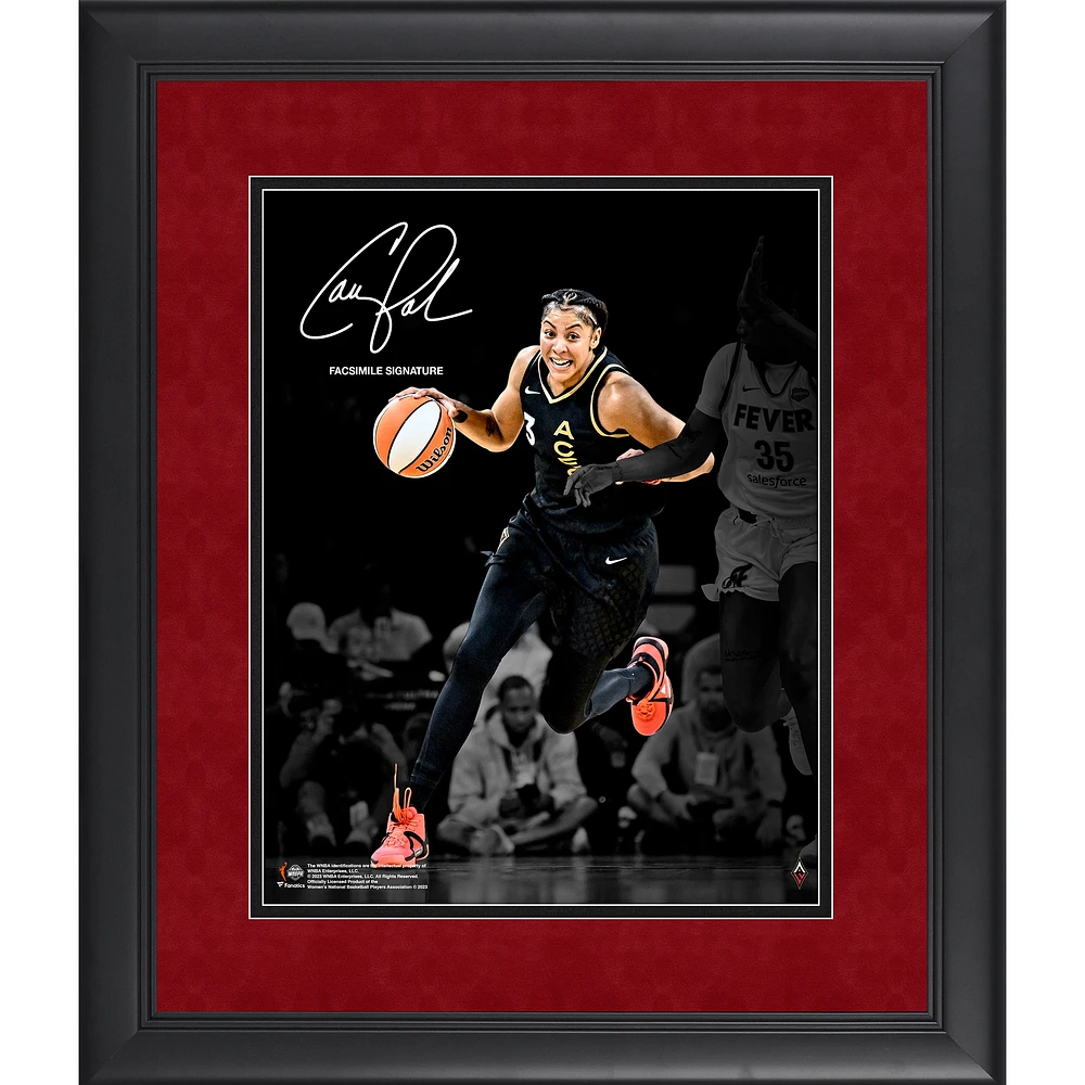 Candace Parker Las Vegas Aces Facsimile Signature Framed 11" x 14" Spotlight Photograph