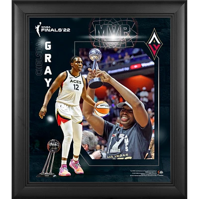 Fanatics Authentic Chelsea Gray Las Vegas Aces 2022 WNBA Finals Champions MVP 15'' x 17'' Collage