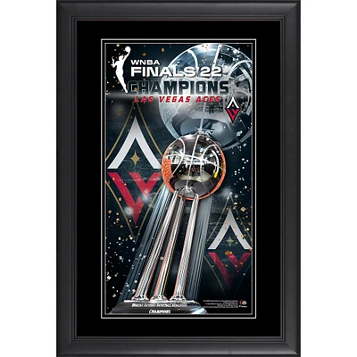 Fanatics Authentic Las Vegas Aces 2022 WNBA Finals Champions 10'' x 18'' Framed Collage