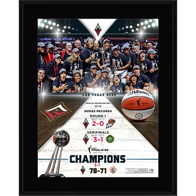 Fanatics Authentic Las Vegas Aces 2022 WNBA Finals Champions 10.5'' x 13'' Sublimated Plaque