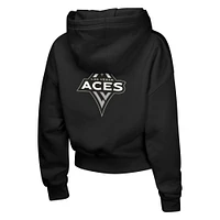 Girls Youth  Black Las Vegas Aces Top Closer Fashion Pullover Hoodie