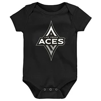 Ensemble de 3 lits superposés pour bébé Las Vegas Aces Slide Home d'Outerstuff
