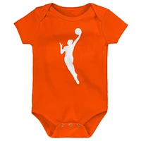 Ensemble de 3 lits superposés pour bébé Las Vegas Aces Slide Home d'Outerstuff
