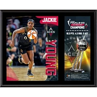Jackie Young Las Vegas Aces 2023 WNBA Finals Champions 12" x 15" Sublimated Player Plaque