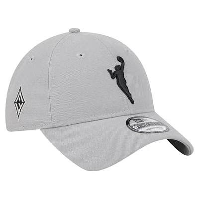 Men's New Era Gray Las Vegas Aces 9TWENTY Adjustable Hat