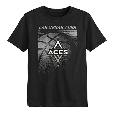 T-shirt noir « Big Ball » des Aces de Las Vegas pour enfants d'âge préscolaire