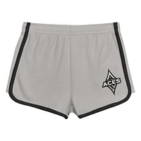 Ensemble t-shirt et short gris pour tout-petit des Las Vegas Aces Double Run