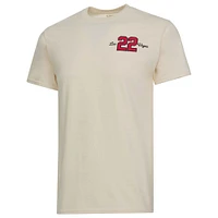 T-shirt unisexe A'ja Wilson Natural Las Vegas Aces Player ID Arch