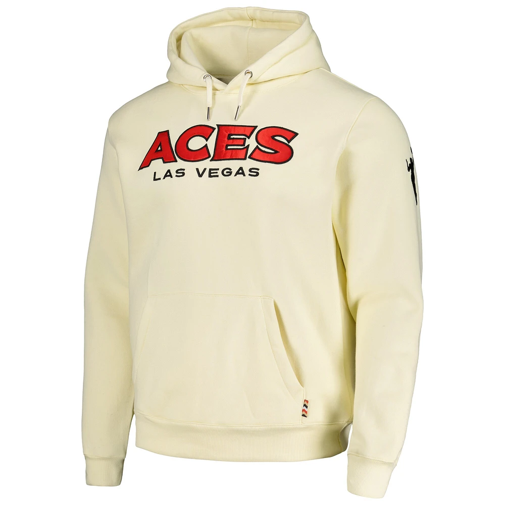 Sweat à capuche unisexe crème Las Vegas Aces Core