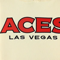 Sweat à capuche unisexe crème Las Vegas Aces Core