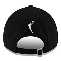 Unisex New Era Black/Silver Las Vegas Aces 2025 WNBA Draft 9TWENTY Adjustable Hat