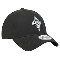 Casquette ajustable unisexe New Era noire avec logo Core Aces Las Vegas Aces 9TWENTY