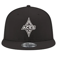Unisex New Era Black Las Vegas Aces Logo 9FIFTY Snapback Hat
