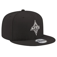 Unisex New Era Black Las Vegas Aces Logo 9FIFTY Snapback Hat
