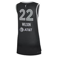 Unisex Nike A'ja Wilson Black Las Vegas Aces Explorer Edition Player Jersey