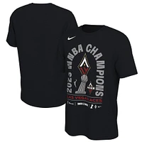 Unisex Nike Black Las Vegas Aces 2023 WNBA Finals Champions Locker Room Authentic T-Shirt