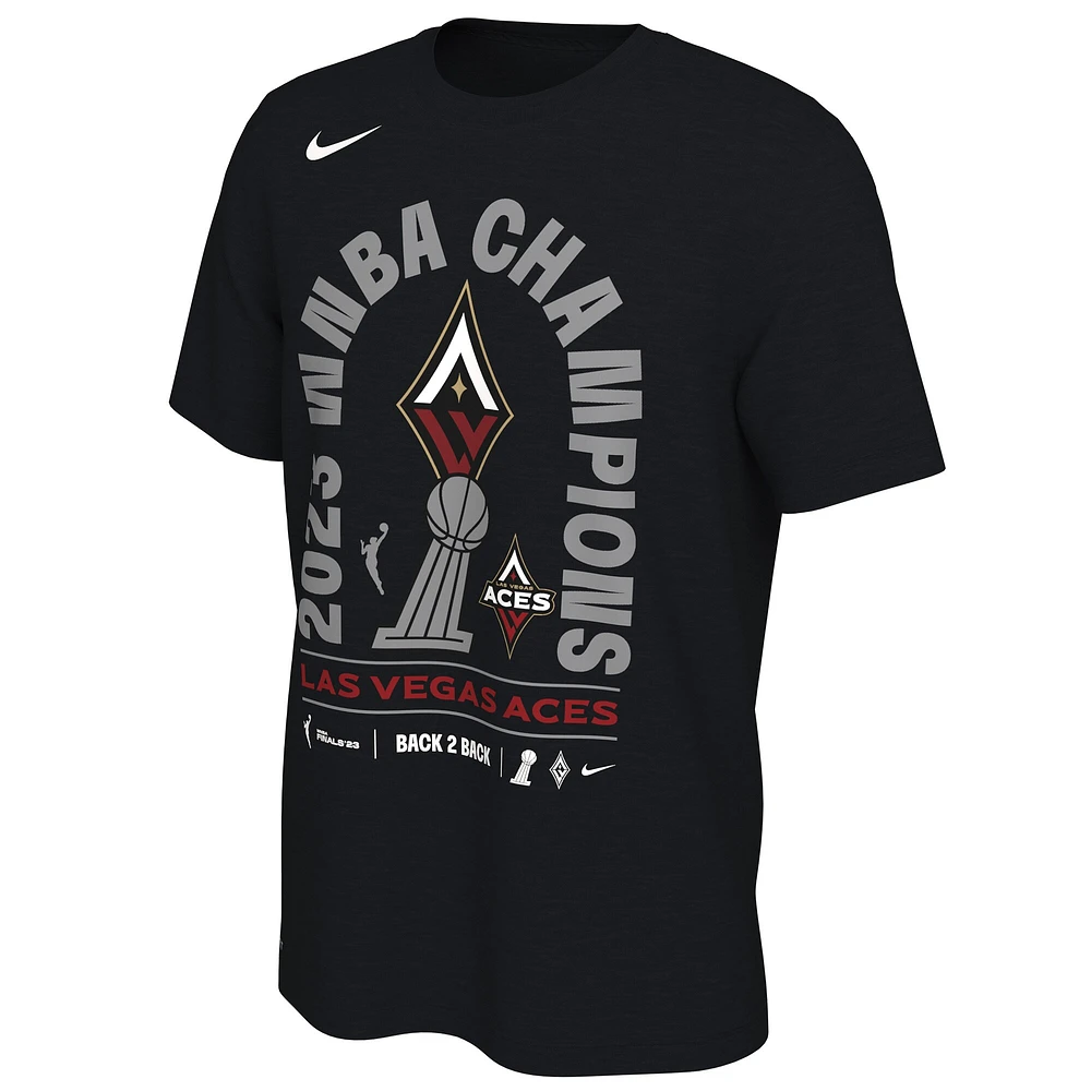 Unisex Nike Black Las Vegas Aces 2023 WNBA Finals Champions Locker Room Authentic T-Shirt