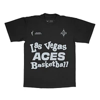 T-shirt unisexe noir avec logo Las Vegas Aces de la Playa Society