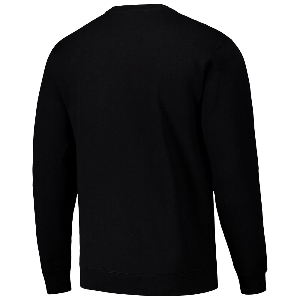 Unisex round21 Black Las Vegas Aces Bloom Pullover Crew Sweatshirt