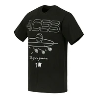 Unisex round21 Black Las Vegas Aces Home Court T-Shirt