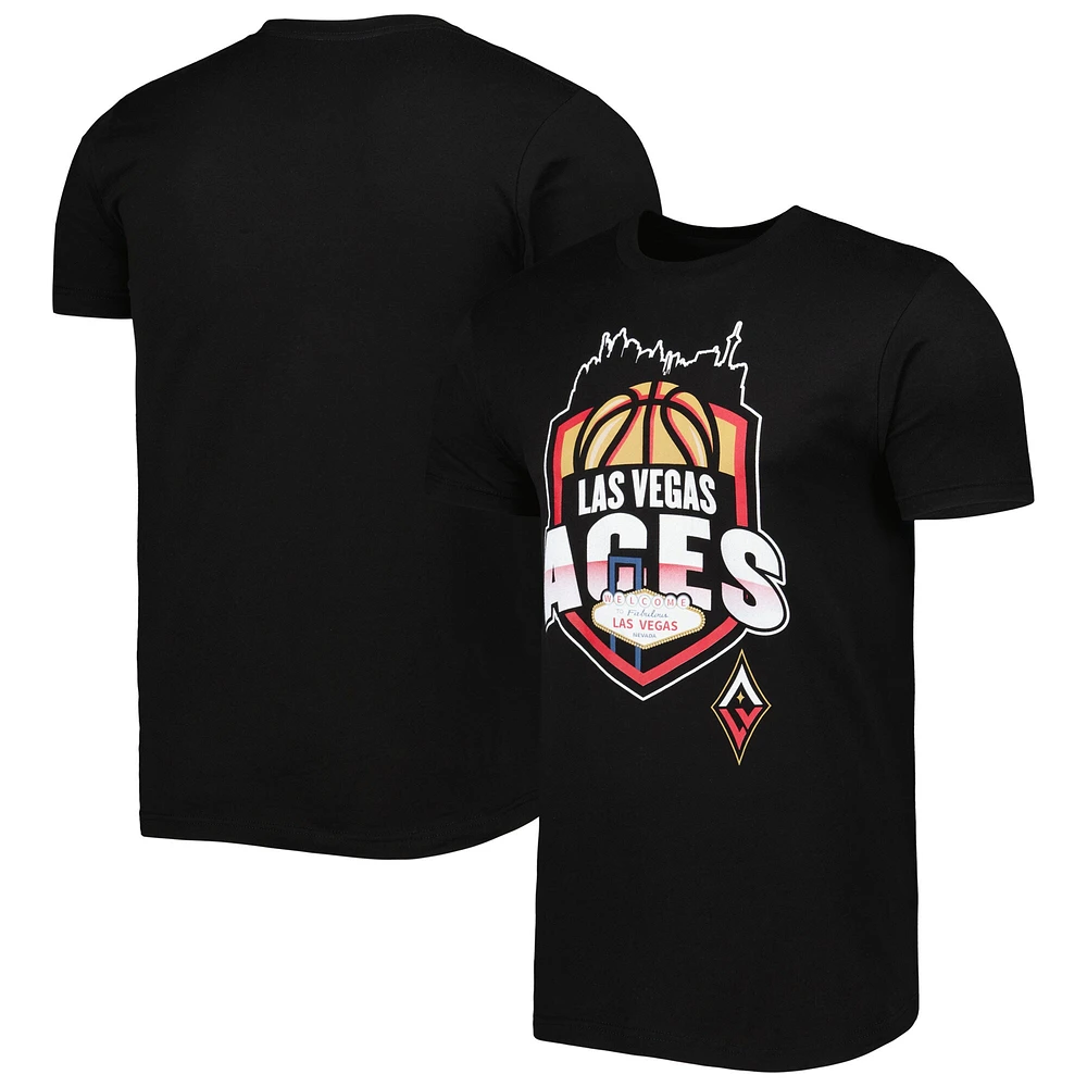 T-shirt unisexe Stadium Essentials noir Las Vegas Aces Crest