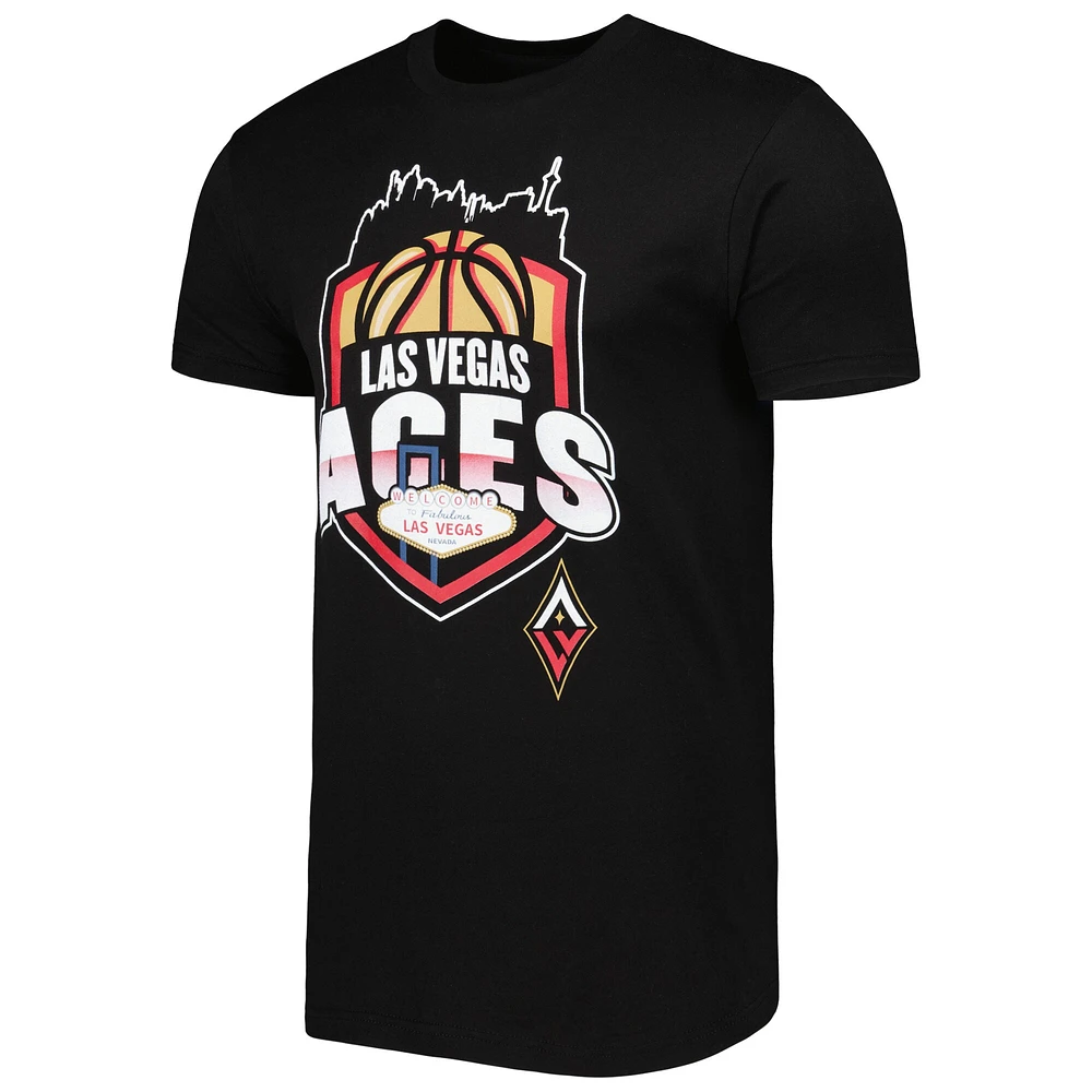 T-shirt unisexe Stadium Essentials noir Las Vegas Aces Crest