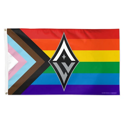 WinCraft Las Vegas Aces Drapeau de luxe simple face Pride 3 pi x 5 pi