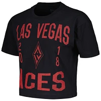 T-shirt court noir Stadium Essentials pour femmes Las Vegas Aces City Year