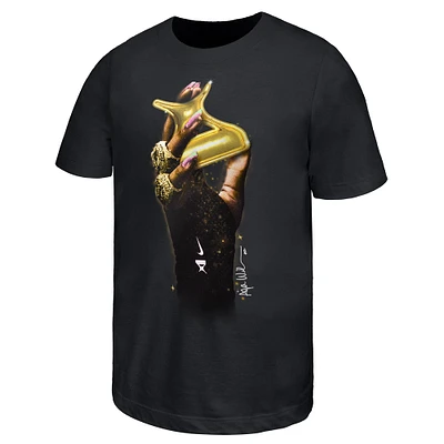T-shirt Nike A'ja Wilson noir pour jeune joueur des Las Vegas Aces