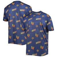 Men's Navy Las Vegas Aviators Allover Print Crafted T-Shirt