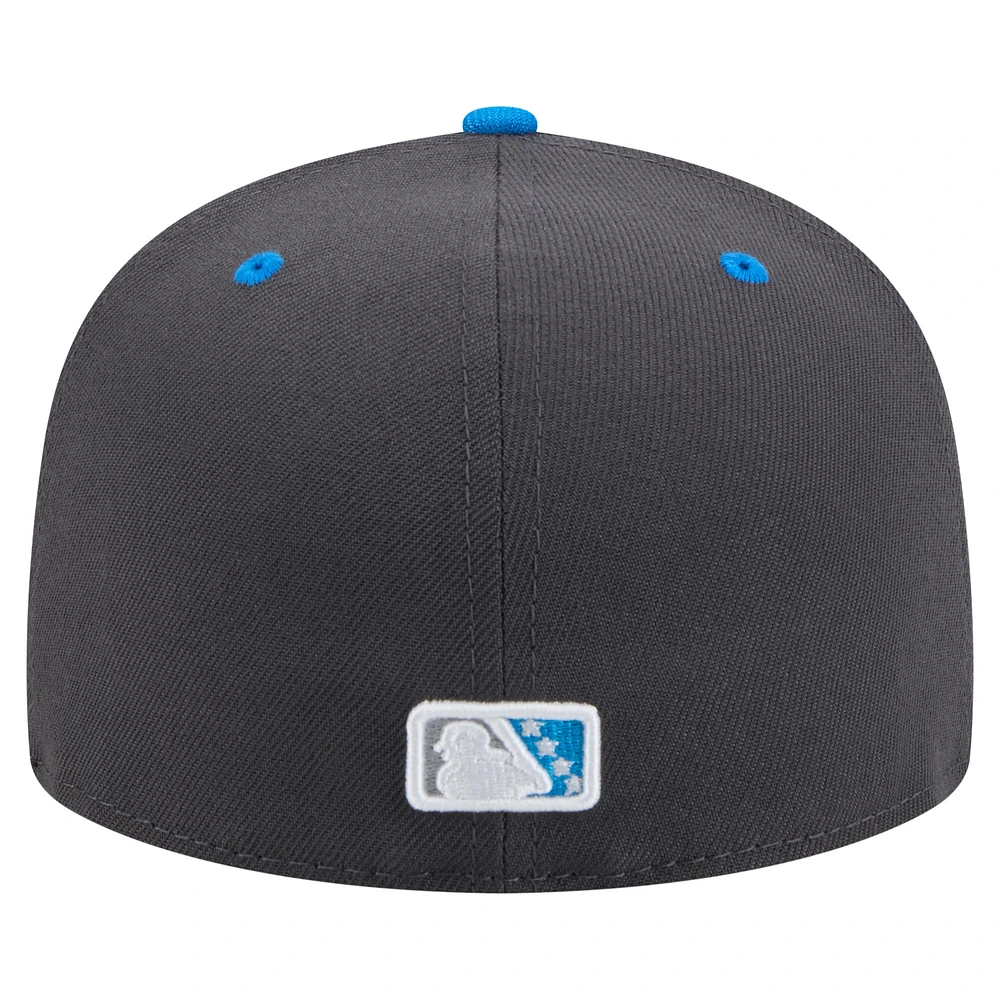 Men's New Era Black/Blue Las Vegas Aviators Copa de la Diversión 59FIFTY Fitted Hat