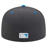 Men's New Era Black/Blue Las Vegas Aviators Copa de la Diversión 59FIFTY Fitted Hat