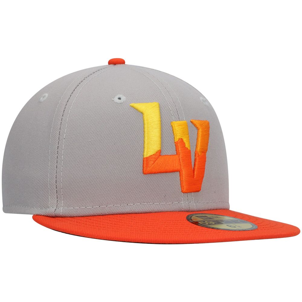 Men's New Era Gray Las Vegas Aviators Authentic Collection Team Alternate 59FIFTY Fitted Hat