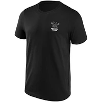 T-shirt noir avec logo principal des chiens du désert de Las Vegas pour homme