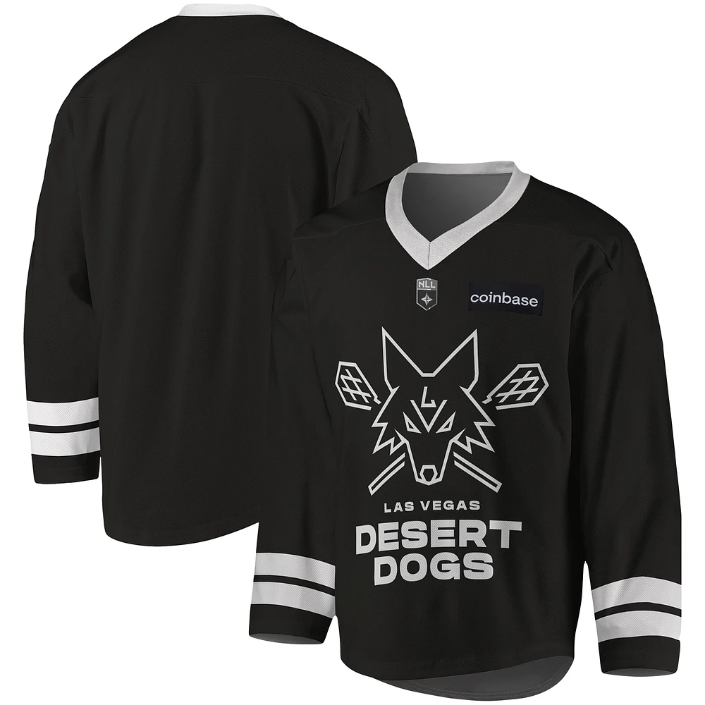 Maillot Réplique sublimé Noir Las Vegas Desert Dogs pour jeune